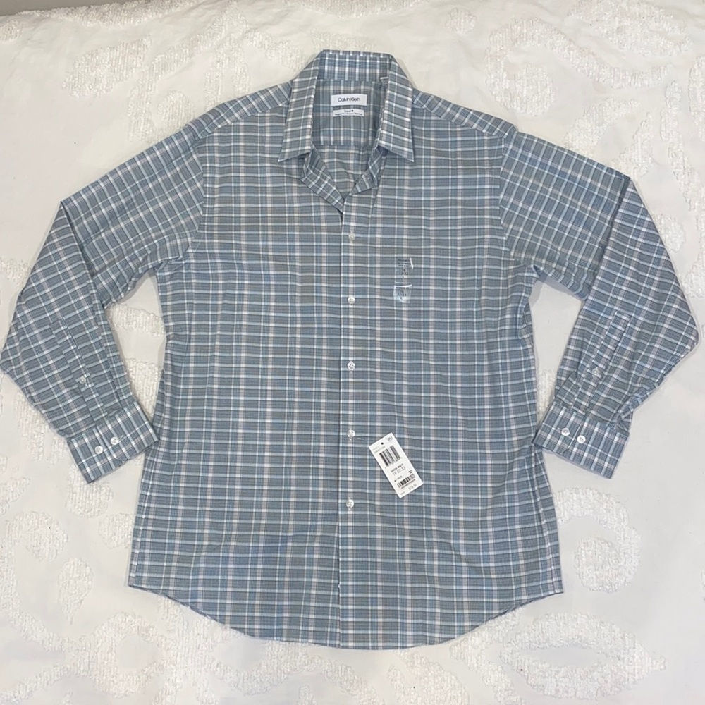 Calvin Klein button up shirt size L. NWT